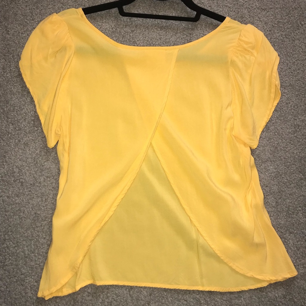 Pins & Needles Tulip Back Cap Sleeve Blouse